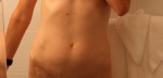 Stomach after weight training and eating paleo